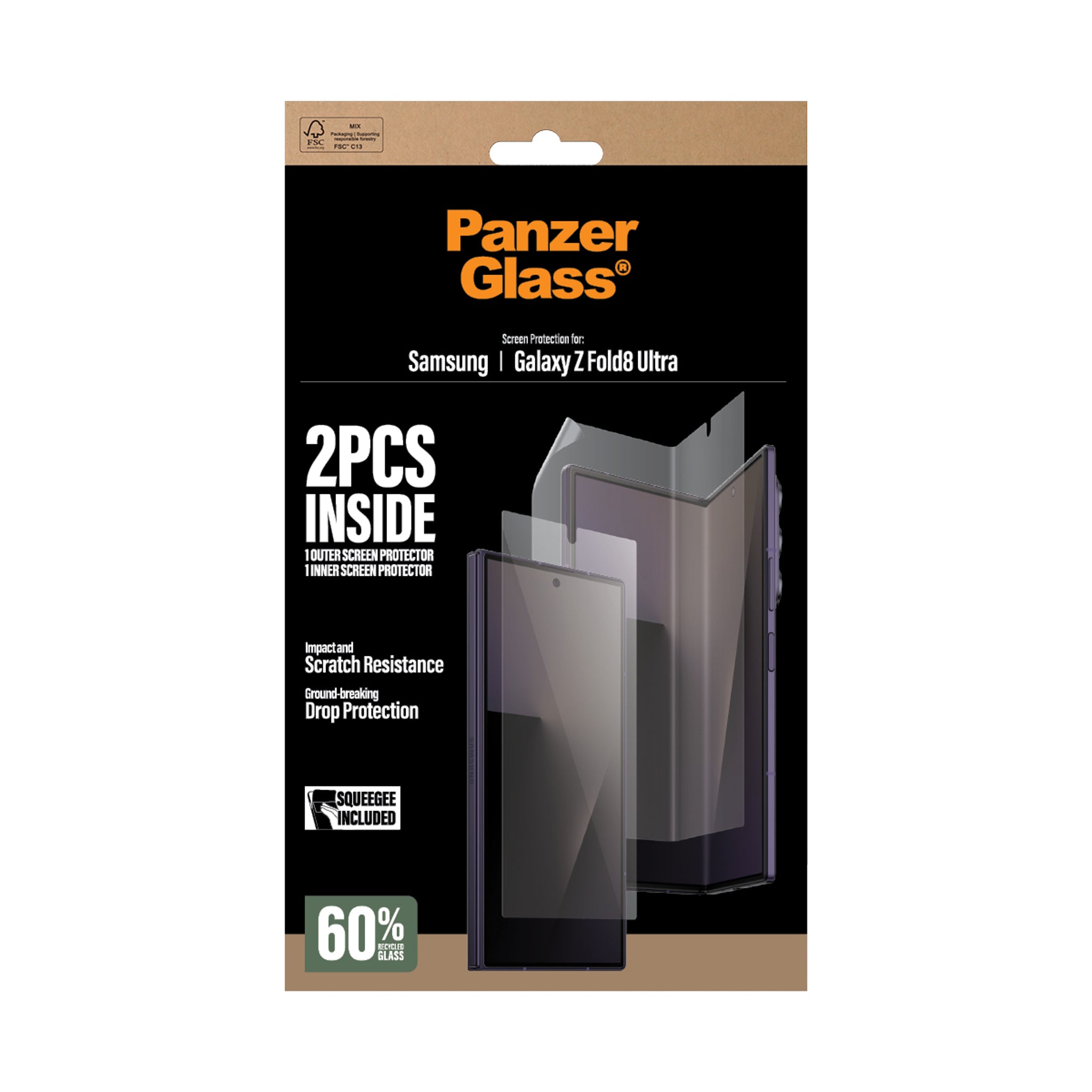 PanzerGlass® Sub Displayschutz & Main Film Displayschutz Samsung new Galaxy Z Fold7 Ultra